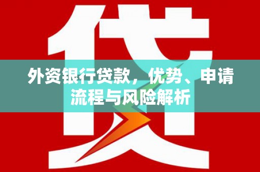 睢阳外资银行贷款，优势、申请流程与风险解析