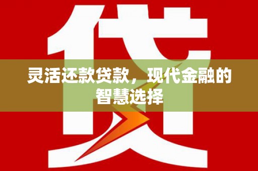 睢阳灵活还款贷款，现代金融的智慧选择