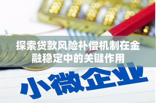 睢阳探索贷款风险补偿机制在金融稳定中的关键作用
