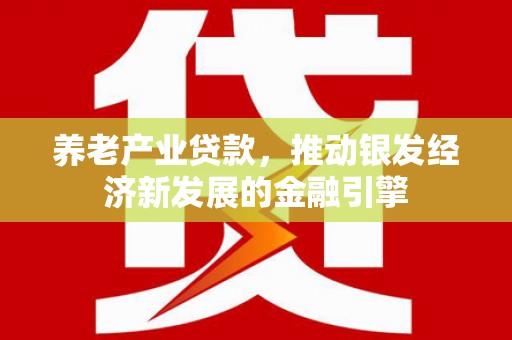 睢阳养老产业贷款，推动银发经济新发展的金融引擎