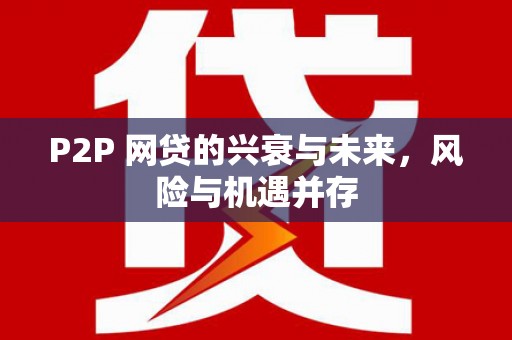 睢阳P2P 网贷的兴衰与未来，风险与机遇并存