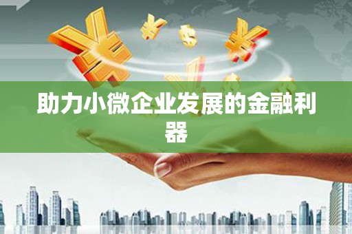 睢阳助力小微企业发展的金融利器