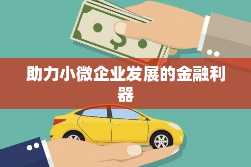 睢阳助力小微企业发展的金融利器